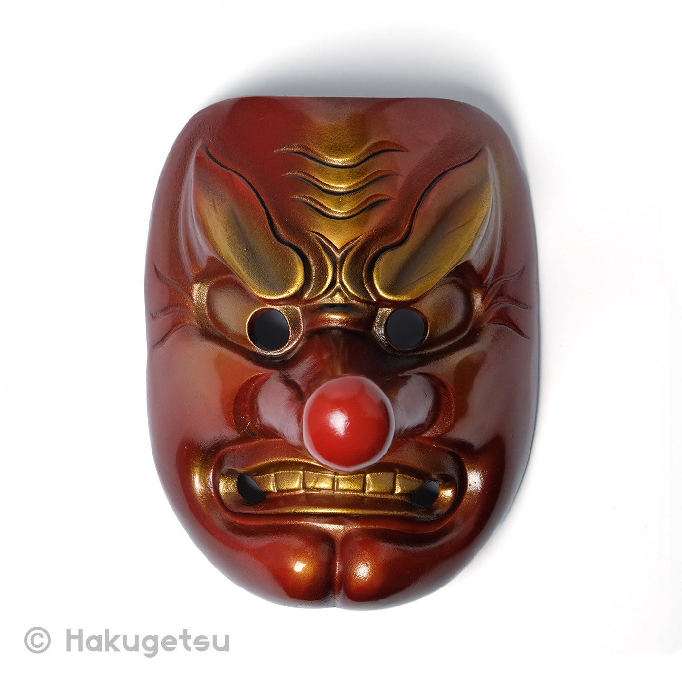 Ornamental Mask of Tengu (天狗), Made of Iron – HAKUGETSU