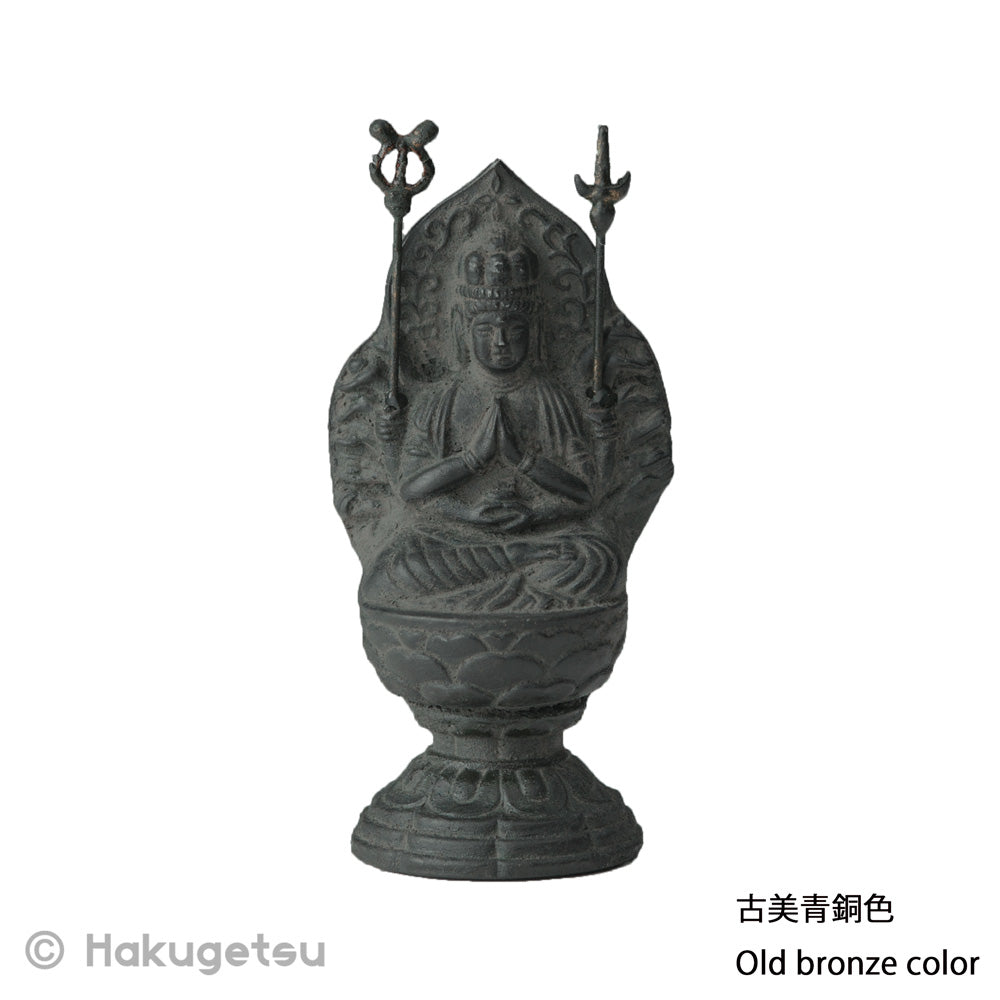 Statuette of Sahasrabhuja Avalokiteśvara, Height 2.76", 3 Color Variations - HAKUGETSU
