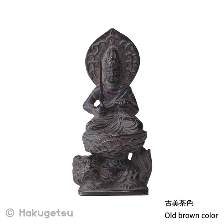 Statuette of Mañjuśrī, Height 2.76", 3 Color Variations - HAKUGETSU