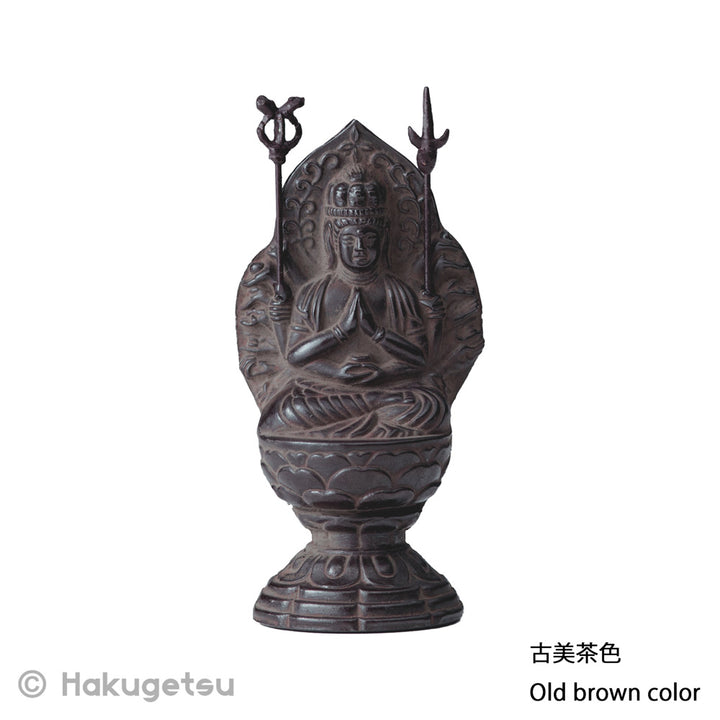 Statuette of Sahasrabhuja Avalokiteśvara, Height 2.76", 3 Color Variations - HAKUGETSU