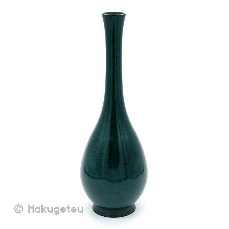 "Tsurukubi" Crane'S Neck Shaped Flower Vase, Made of Copper 2 Sizes - HAKUGETSU