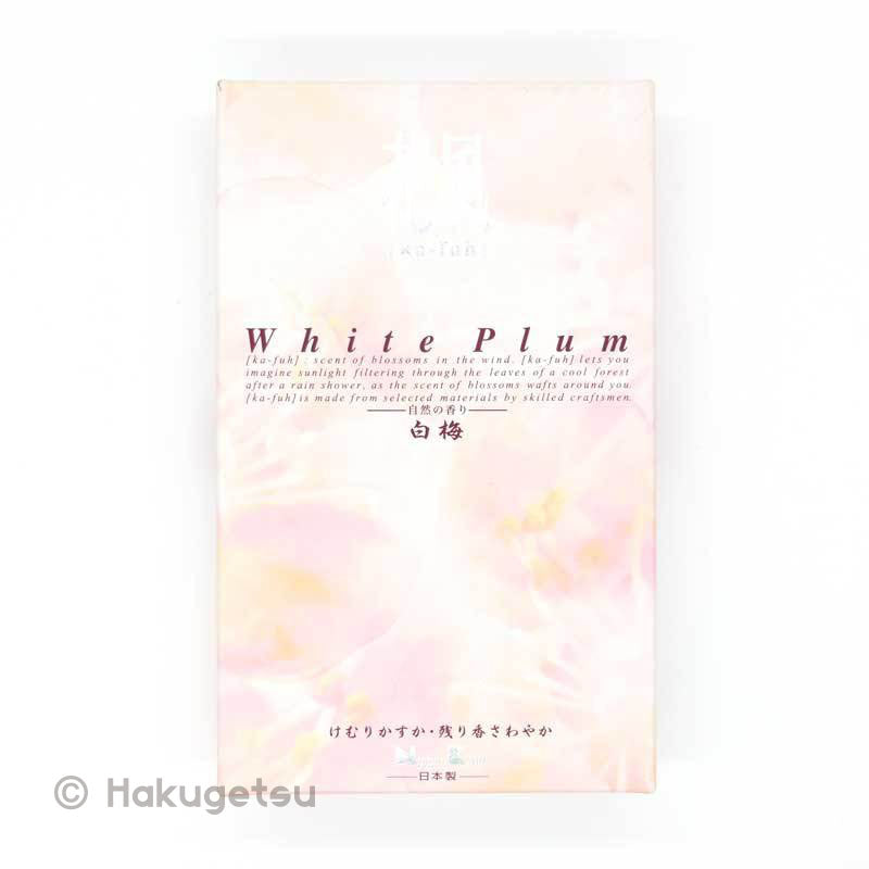 Ka-Fuh Incense, White Plum Flower Aroma - HAKUGETSU