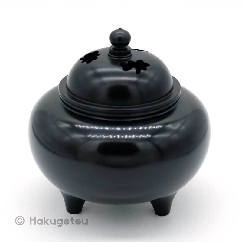 Incense Burner Simple Rikyū Type, Made of Brass - HAKUGETSU