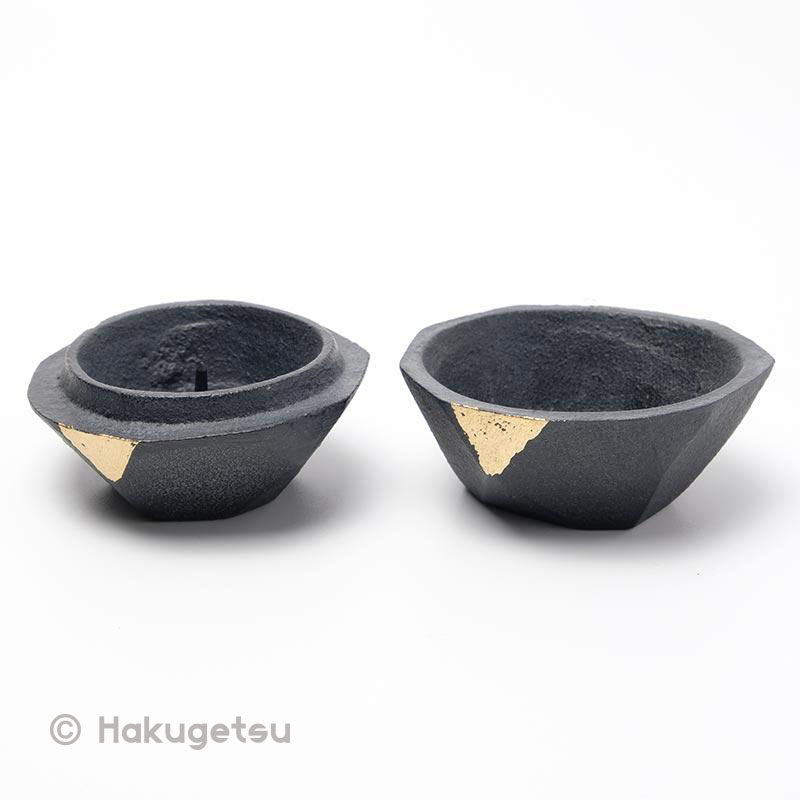 "Hitoka" Small Candle and Incense Holder - HAKUGETSU