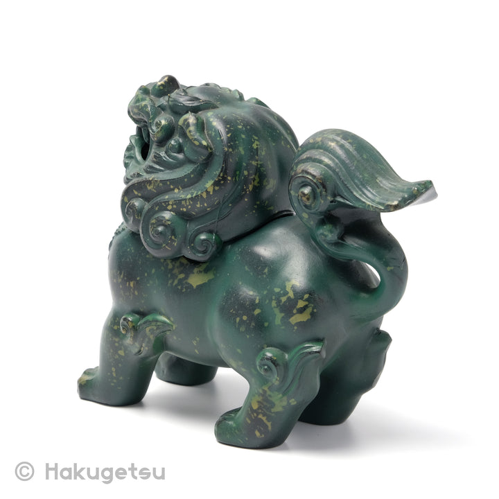 Traditional Shishi (Lion) Shaped Incense Burner, Small Type, Two Colors - HAKUGETSU