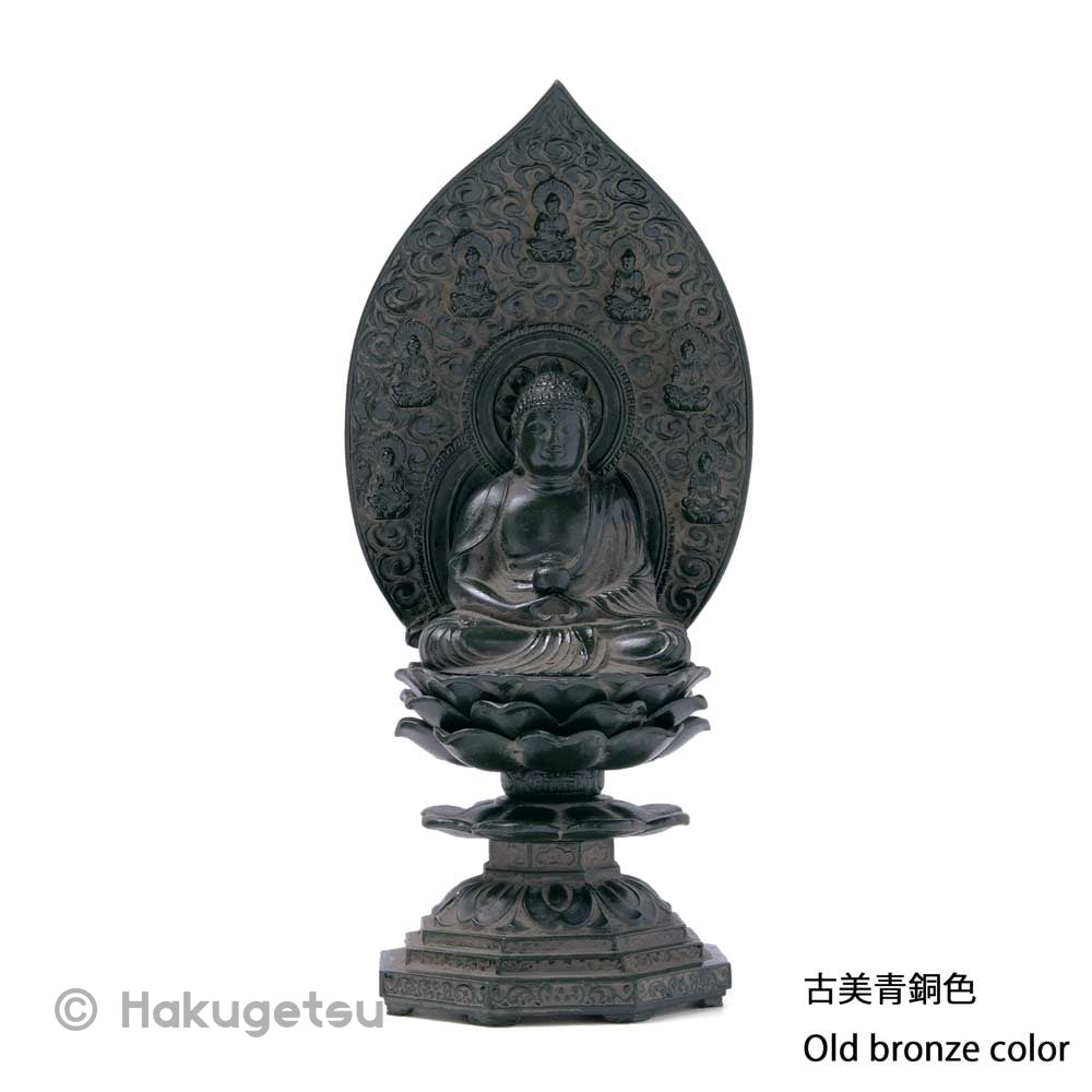 Statue of Bhaiṣajyaguru, Height 7.1", 3 Color Variations - HAKUGETSU