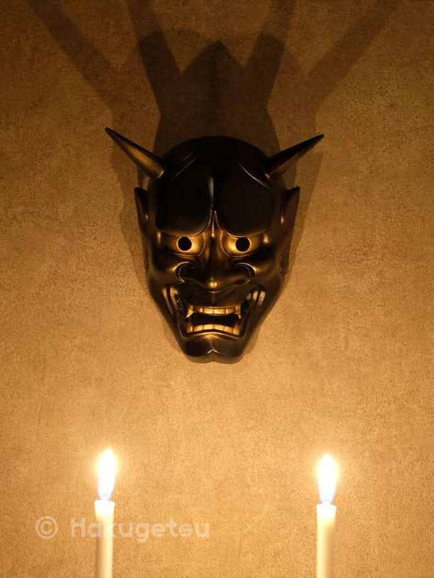 Ornamental Mask of Hannya, Made of Iron - HAKUGETSU