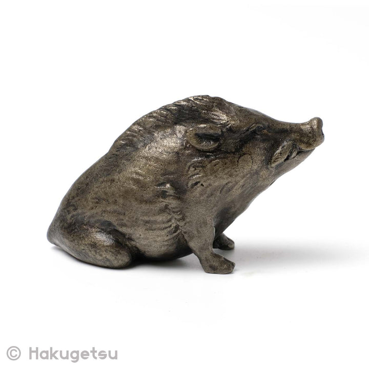 Japanese Small Copper Boar Figurine [Secondhand] - HAKUGETSU