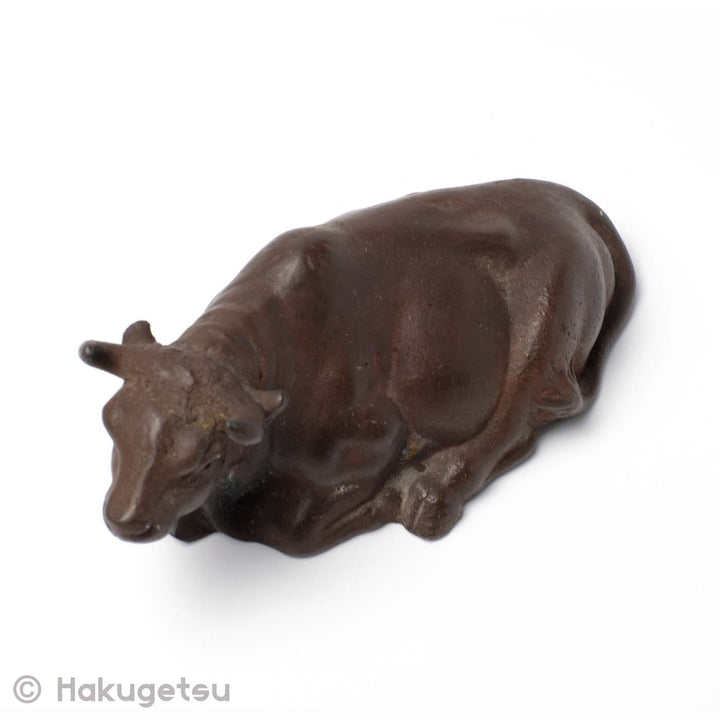 Japanese Small Copper Bull Figurine [Secondhand] - HAKUGETSU