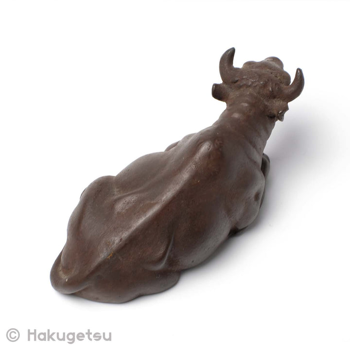 Japanese Small Copper Bull Figurine [Secondhand] - HAKUGETSU