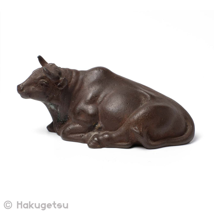 Japanese Small Copper Bull Figurine [Secondhand] - HAKUGETSU