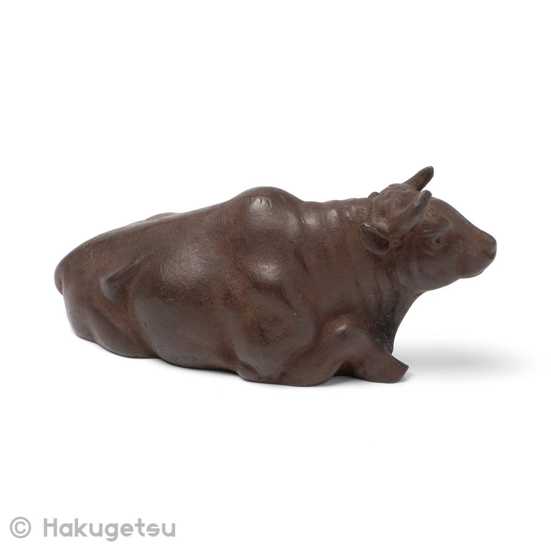 Japanese Small Copper Bull Figurine [Secondhand] - HAKUGETSU