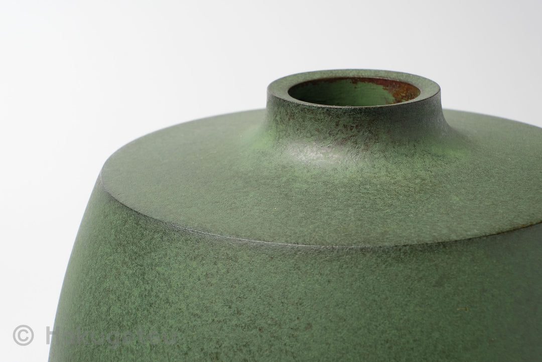 Contemporary Craft Bronze Vase, Title "Axle (車軸)" [Secondhand] - HAKUGETSU