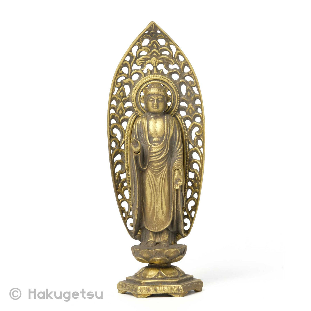 Statue of Amitābha, Height 15cm, 3 Color Variations - HAKUGETSU