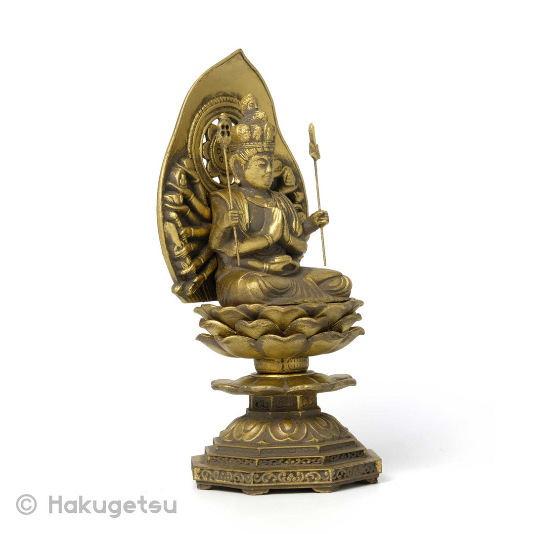 Statue of Sahasrabhuja Avalokiteśvara, Height 15cm, 3 Color Variations - HAKUGETSU