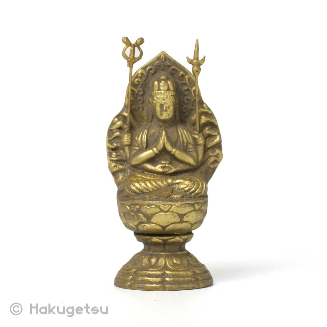 Statuette of Sahasrabhuja Avalokiteśvara, Height 7cm, 3 Color Variations - HAKUGETSU