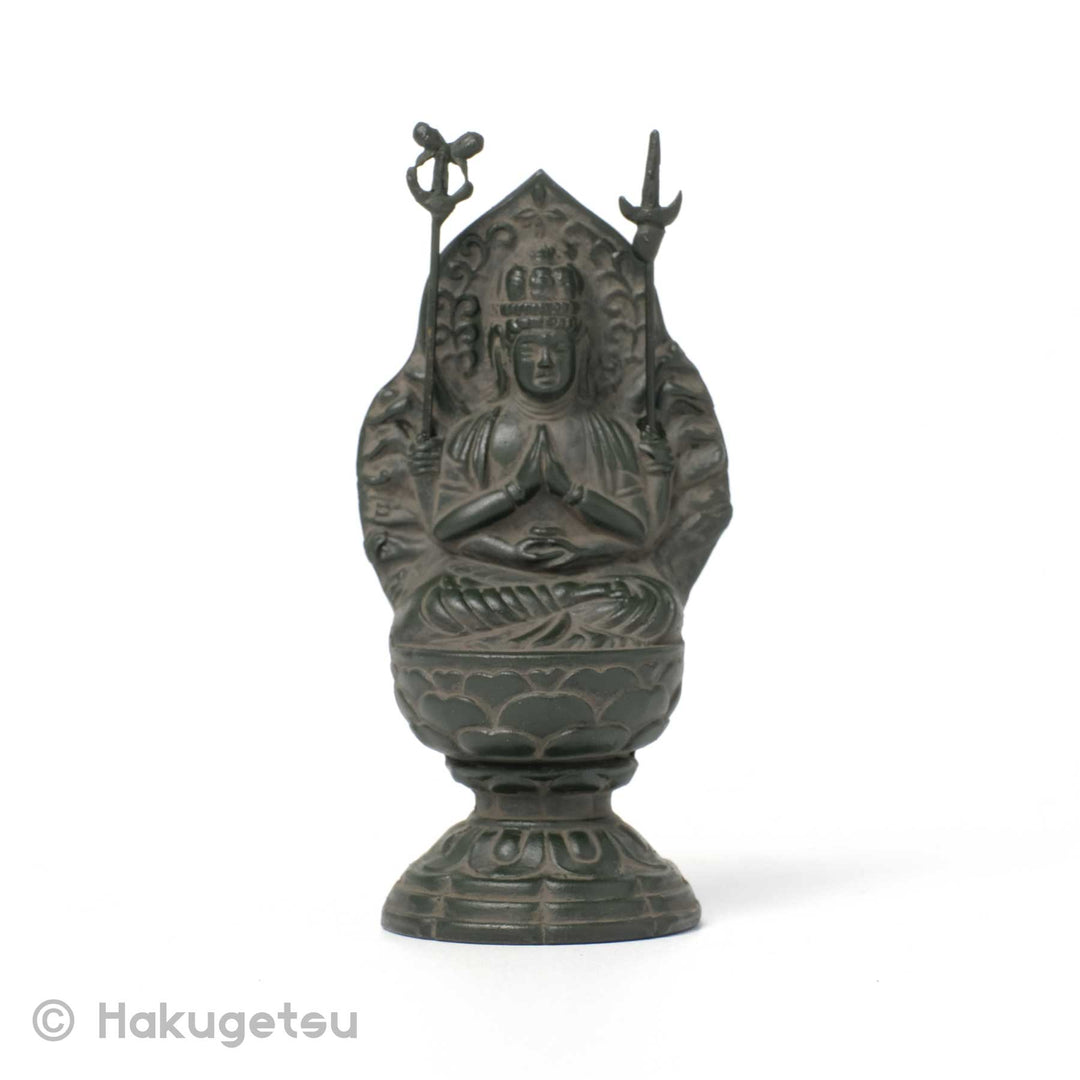 Statuette of Sahasrabhuja Avalokiteśvara, Height 7cm, 3 Color Variations - HAKUGETSU