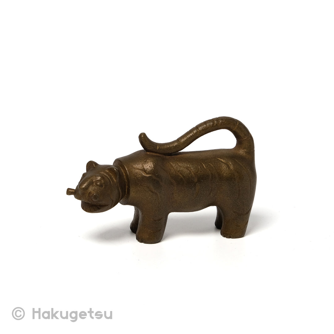 Japanese Small Tiger Copper Figurine [Secondhand] - HAKUGETSU