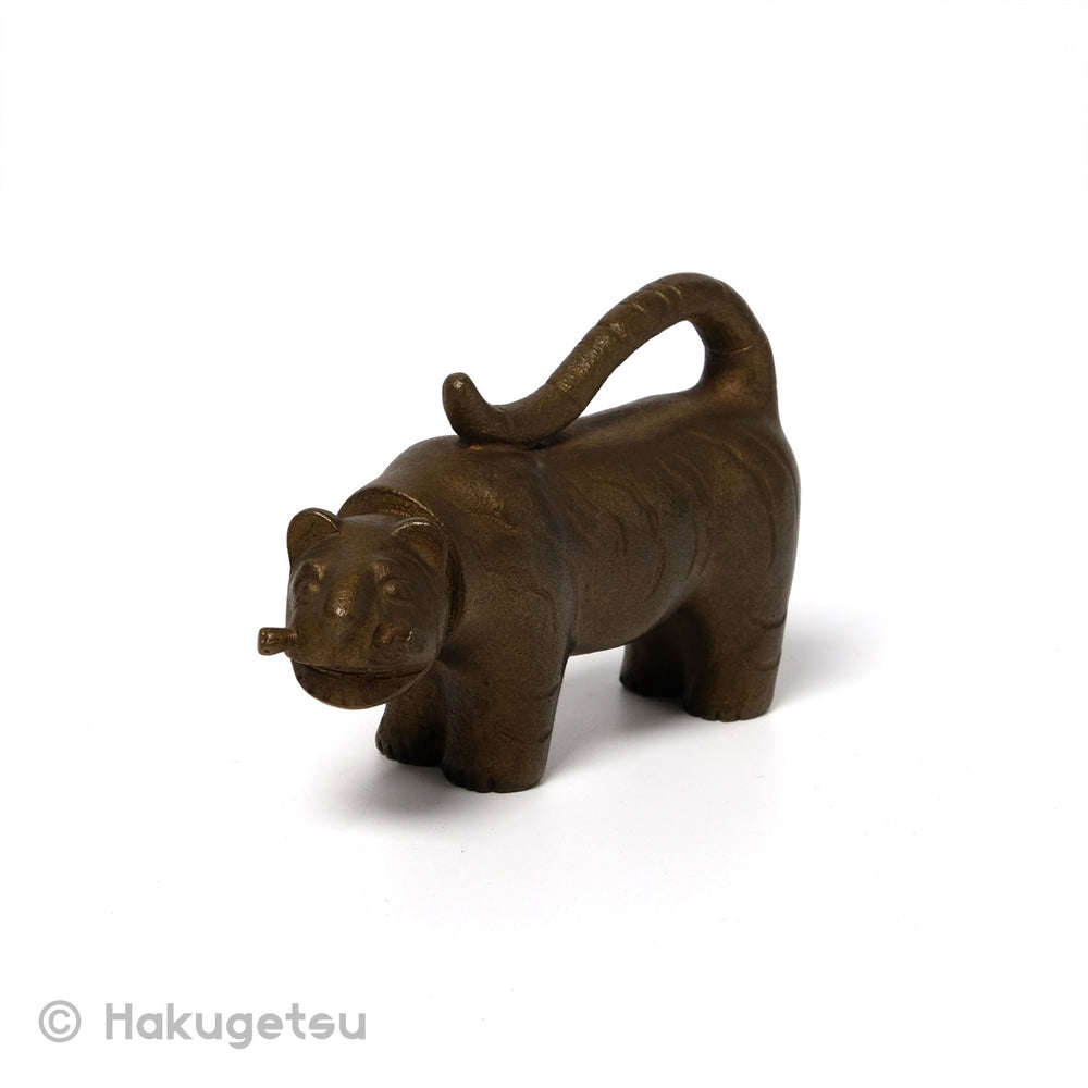 Japanese Small Tiger Copper Figurine [Secondhand] - HAKUGETSU