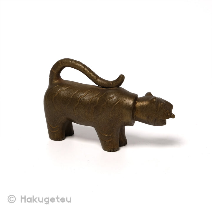 Japanese Small Tiger Copper Figurine [Secondhand] - HAKUGETSU