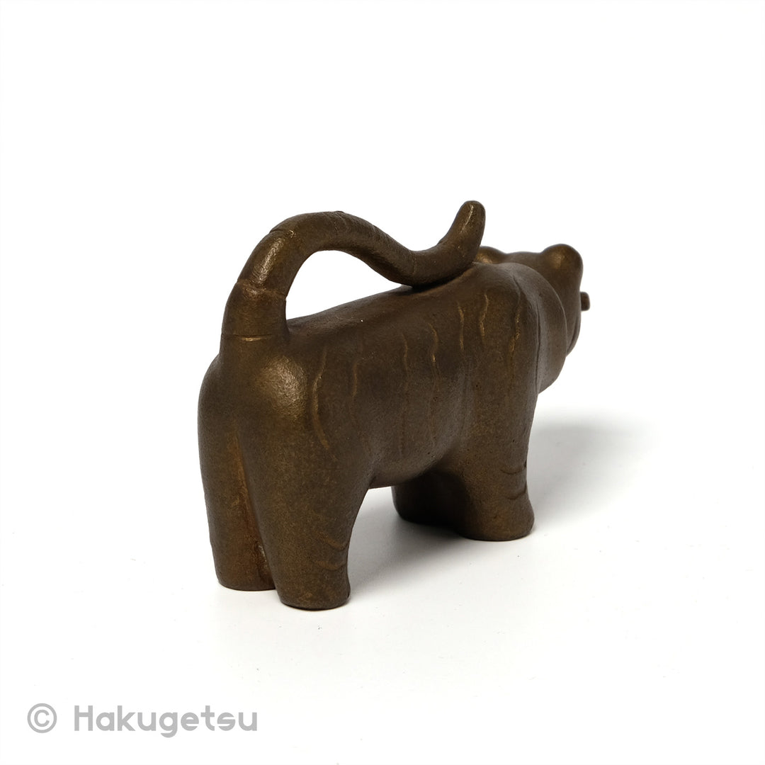 Japanese Small Tiger Copper Figurine [Secondhand] - HAKUGETSU