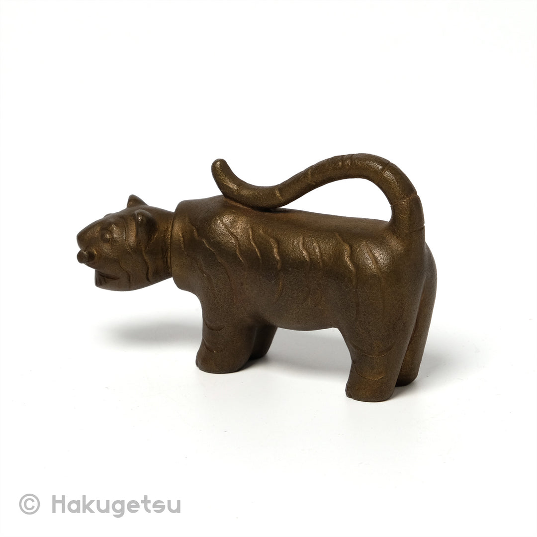 Japanese Small Tiger Copper Figurine [Secondhand] - HAKUGETSU