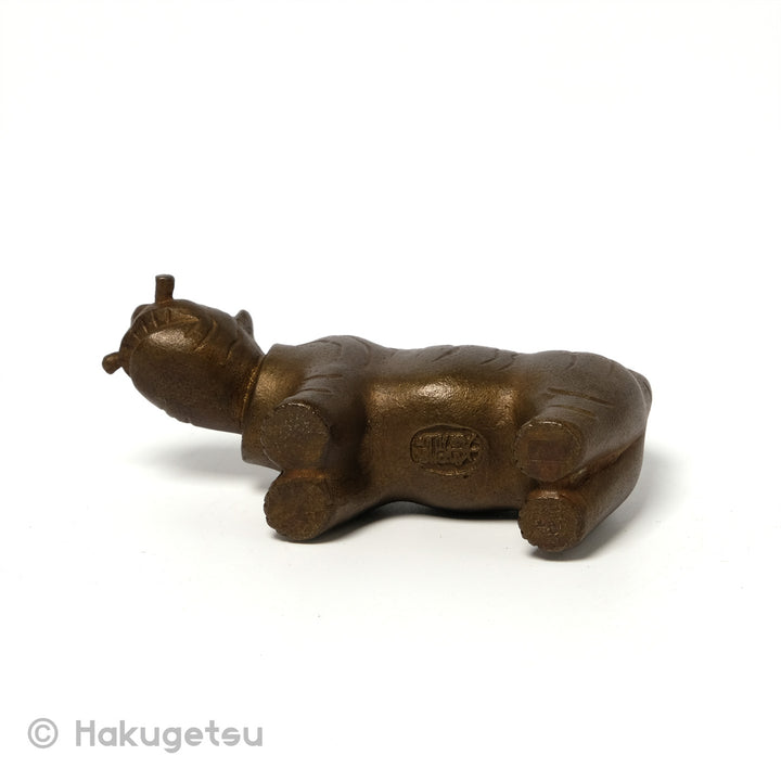 Japanese Small Tiger Copper Figurine [Secondhand] - HAKUGETSU