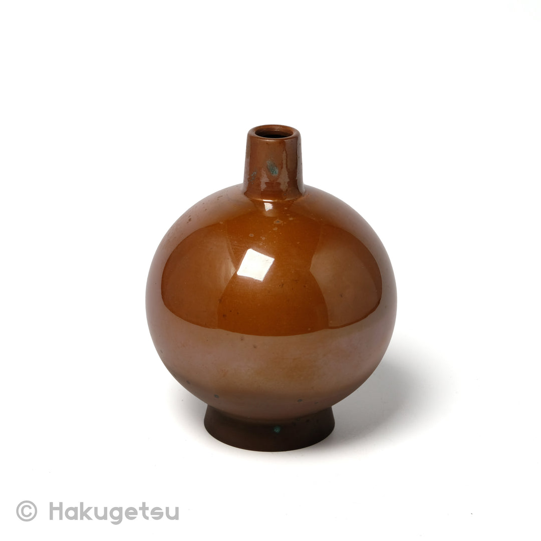 Copper Craft Vase, Title "Oak Acorn (樫の実)" [Secondhand] - HAKUGETSU