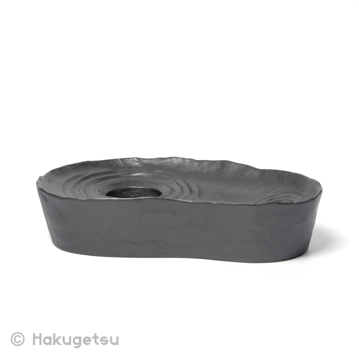 "Shizuka" Sand Mold Cast Basin,  Rough Surface Type "Katakago", Optional Accessories Available - HAKUGETSU