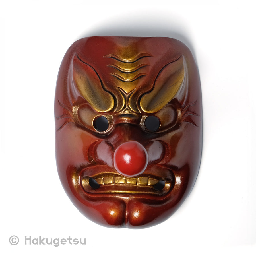 Ornamental Mask of Tengu (天狗), Made of Iron - HAKUGETSU