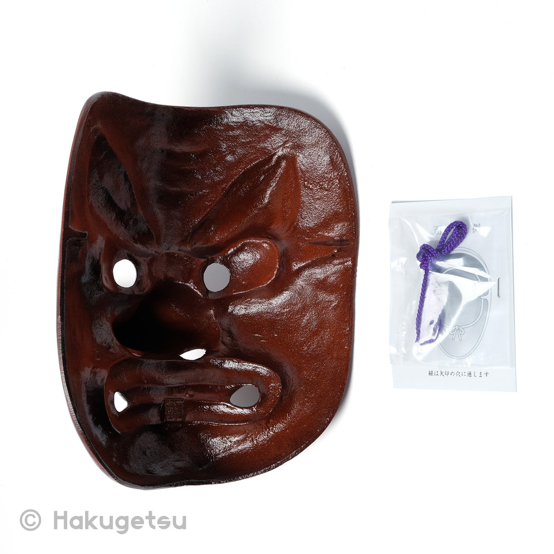 Ornamental Mask of Tengu (天狗), Made of Iron - HAKUGETSU