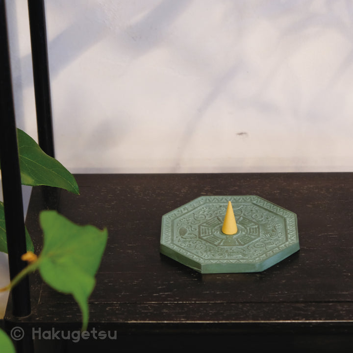 "Four Symbols" Incense Plate, Made of Copper - HAKUGETSU