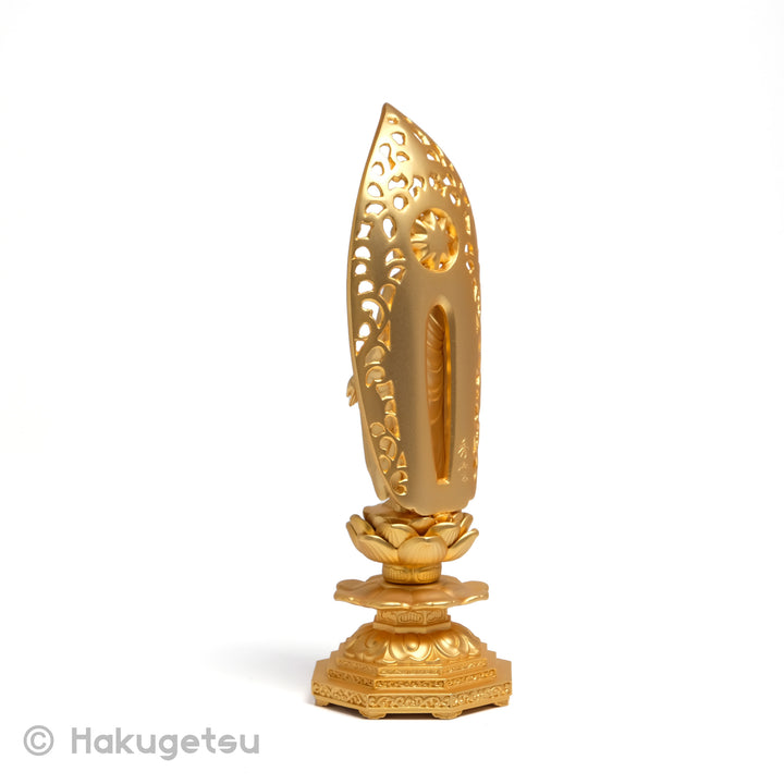 Standing Statue of The Buddha, Height 19.5cm Pure Gold Plating - HAKUGETSU