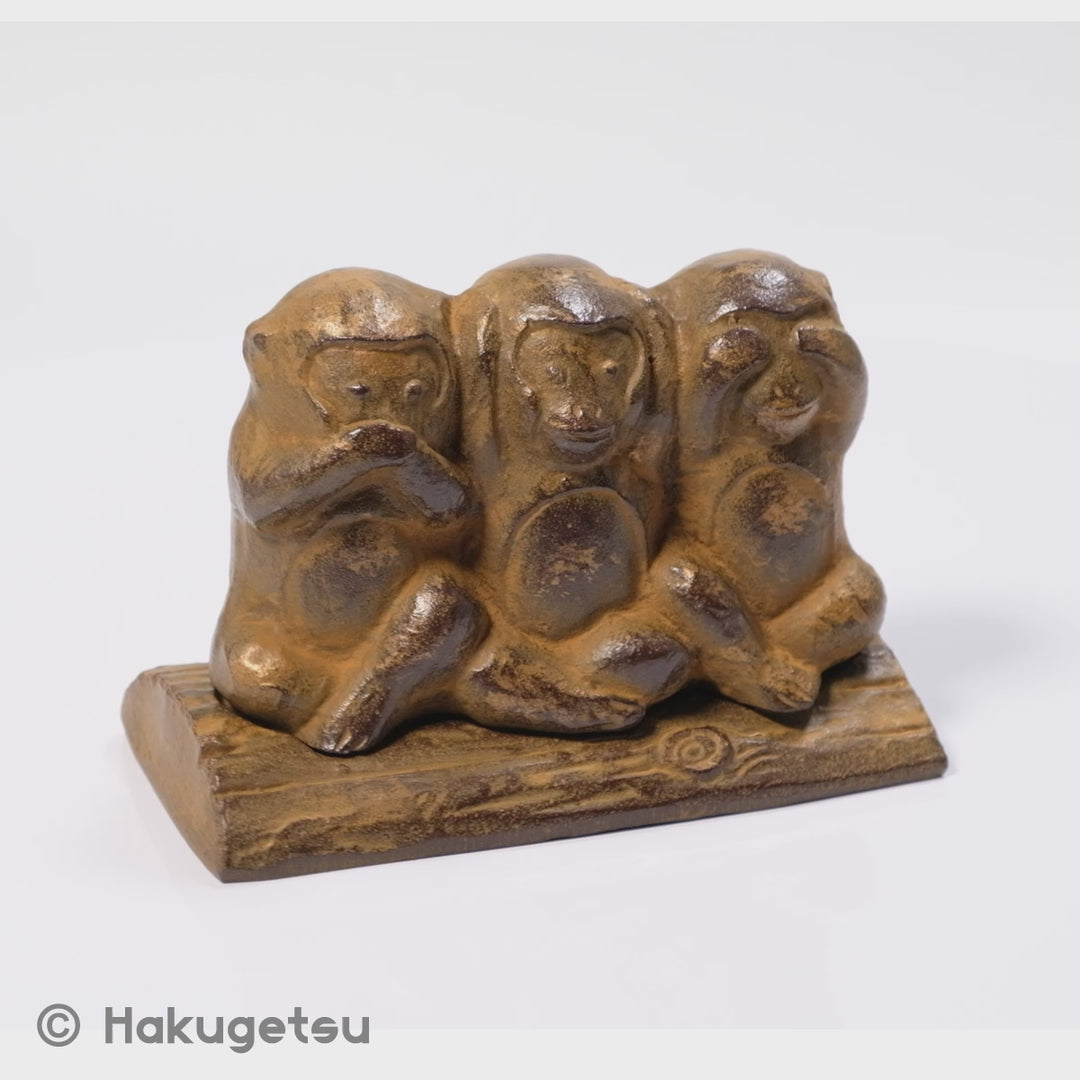 "Three Wise Monkeys" Incense Burner