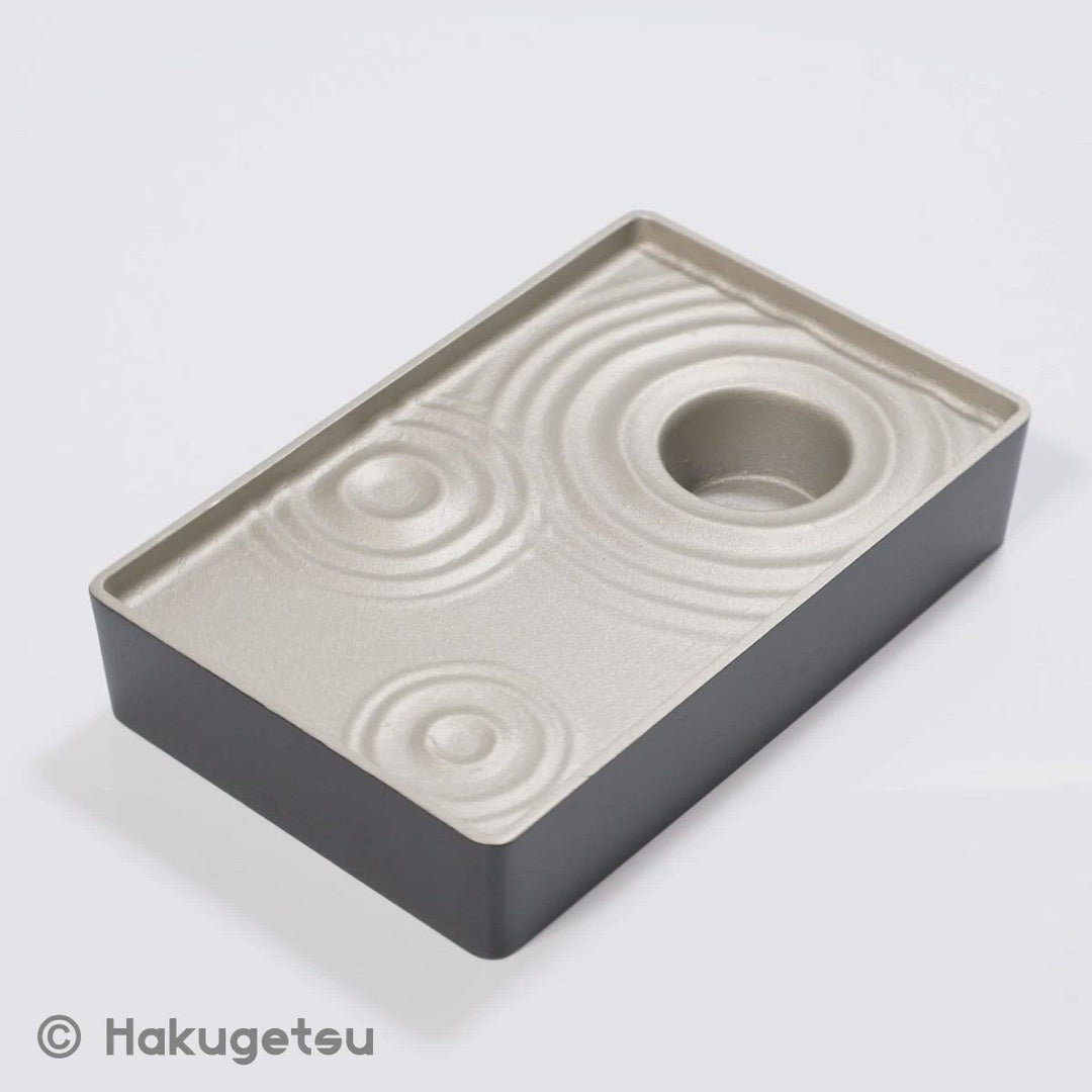 "Shizuka" Sand Mold Cast Flower Basin, Rectangular Type, 3 Size Variations, Optional Accessories Available